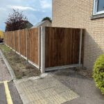 wooden fence installation in Biggleswade 1